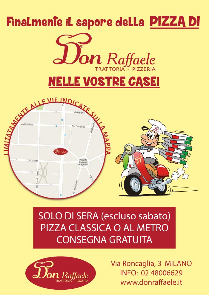 Pizza a domicilio a Milano Don Raffaele